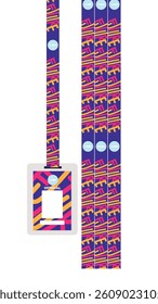 lanyard id card design for event