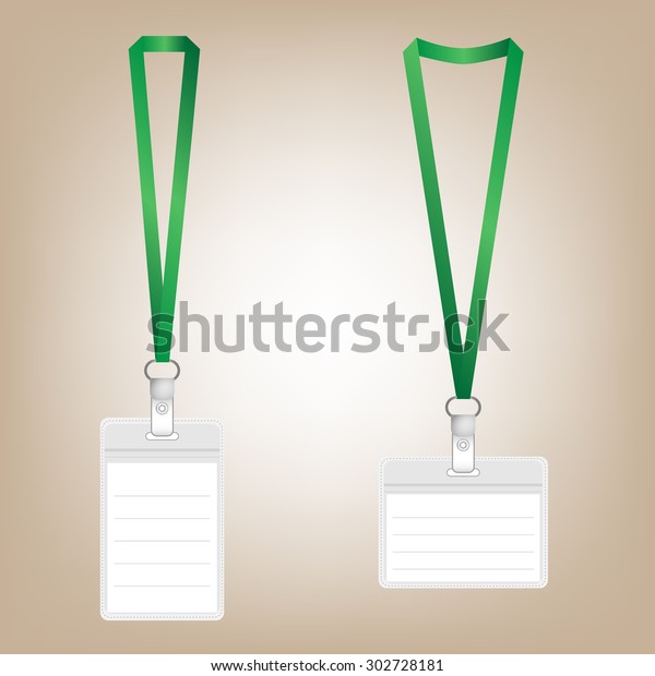 Lanyard Name Tag Template from image.shutterstock.com