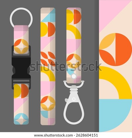 Lanyard Strap Template Design For Corporate