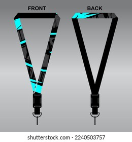 Lanyard Template Design For Company Purposes And More