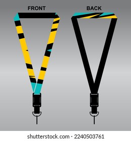 Lanyard Template Design For Company Purposes And More