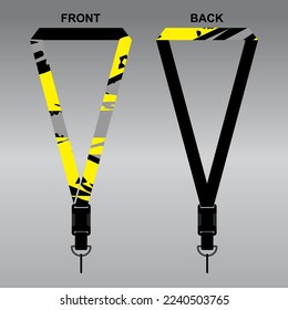 Lanyard Template Design For Company Purposes And More