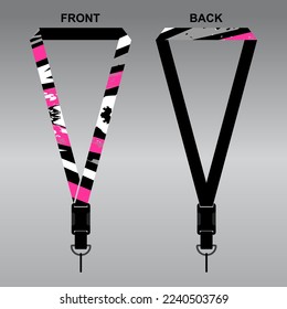 Lanyard Template Design For Company Purposes And More