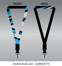 Lanyard Template Design For Company Purposes And More