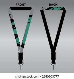 Lanyard Template Design For Company Purposes And More