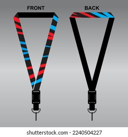Lanyard Template Design For Company Purposes And More