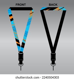 Lanyard Template Design For Company Purposes And More
