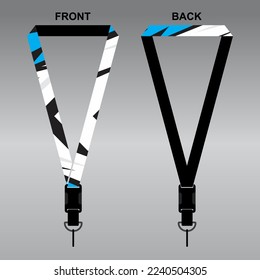 Lanyard Template Design For Company Purposes And More