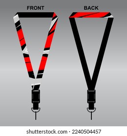Lanyard Template Design For Company Purposes And More