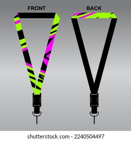 Lanyard Template Design For Company Purposes And More