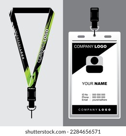 : Lanyard Template Design For Company Purposes And More