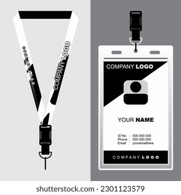 Lanyard Template Design For Company Purposes And More