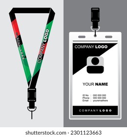 Lanyard Template Design For Company Purposes And More