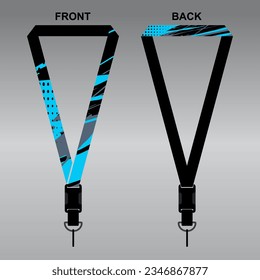 Lanyard Template Design For Company Purposes And More	