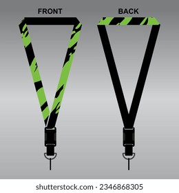 Lanyard Template Design For Company Purposes And More	