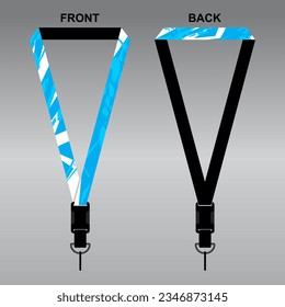 Lanyard Template Design For Company Purposes And More	