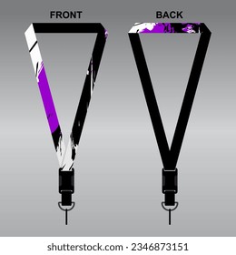 Lanyard Template Design For Company Purposes And More	