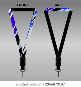 Lanyard Template Design For Company Purposes And More	