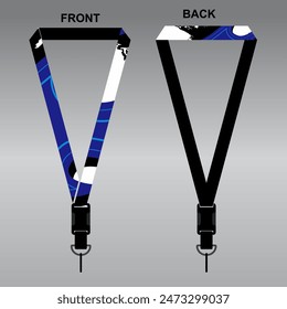 Lanyard Template Design For Company Purposes And More