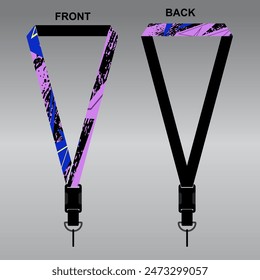 Lanyard Template Design For Company Purposes And More