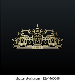 Lao architecture ornamental
