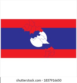 Lao, Laos Flag, Lao Flag, Lao People's Democratic Republic, Lao Background