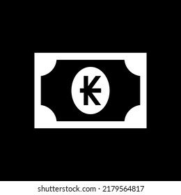 Laos Currency Symbol, Laotian Kip Icon, Lao Kip, LAK Sign. Vector Illustration 