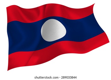 Laos Flag Flag