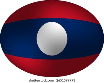 Distintivo da Bandeira do Laos - Cores, Significado e Simbolismo