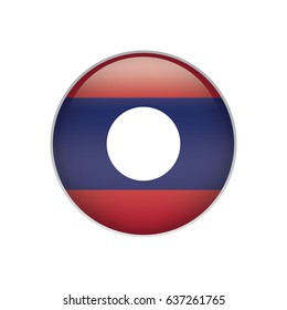 Laos flag button
