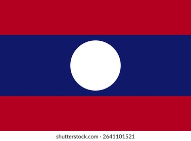 laos flag illustrator country flags symbol nation  