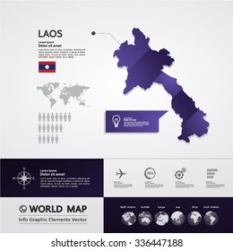 Laos Map