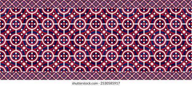 padrão laociano. plano de fundo mandala. textura geométrica para decoração. ilustração vetorial
