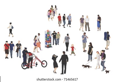 89,977 People Walk Around Images, Stock Photos & Vectors | Shutterstock