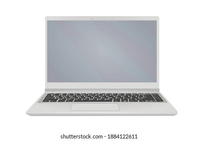 Lap top computer. vector illustration