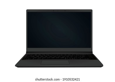 Lap top computer. vector illustration