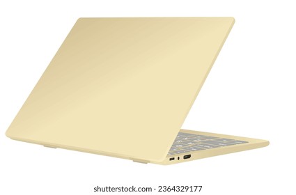 Lap top computer. vector illustration