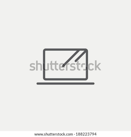 Lap top icon
