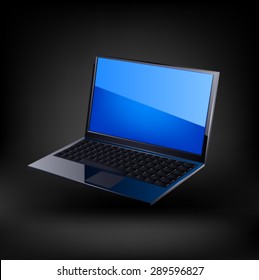 Lap Top Icon. Vector