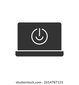 Lap Top Off Icon Sign Symbol