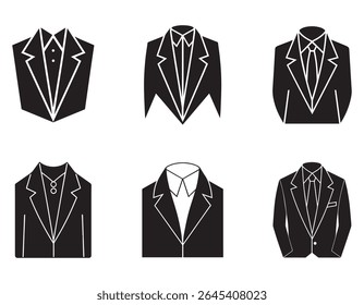 lapel designs sketch icon silhouette vector illustration
