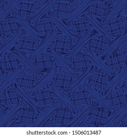 lapis blue seamless retro geometric pattern