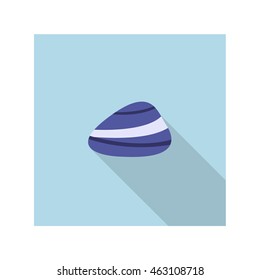 lapis lazuli (stone) icon. vector illustration