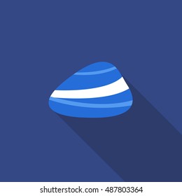 lapis lazuli (stone) icon. vector illustration