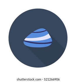 lapis lazuli (stone) icon. vector illustration
