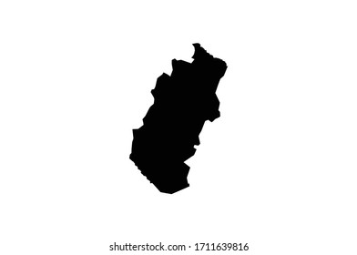 Lapland Map Sweden Province Region Shape 