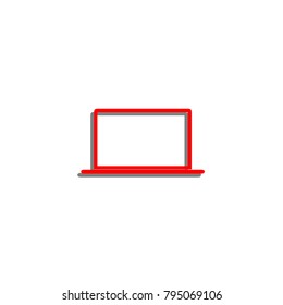 Laptop. 3D icon