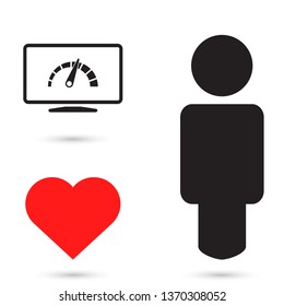 laptop acceleration icon vector