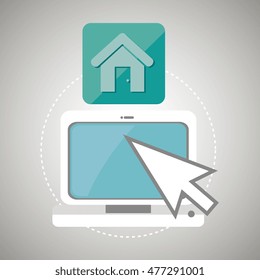 laptop arrow app icon