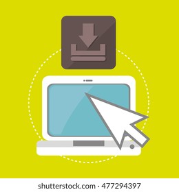 laptop arrow app icon